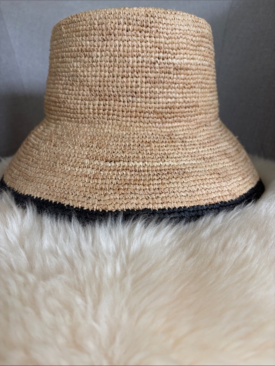 Vince straw bucket hat main image 8